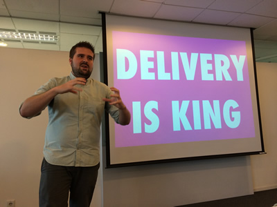 Delivery is King. So says Matt Skinner.